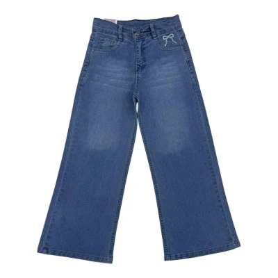 Girls' denim trousers