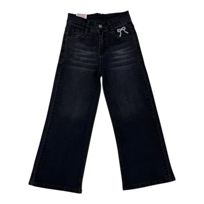 Girls' denim trousers