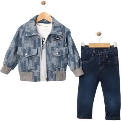 3-Piece Denim Set