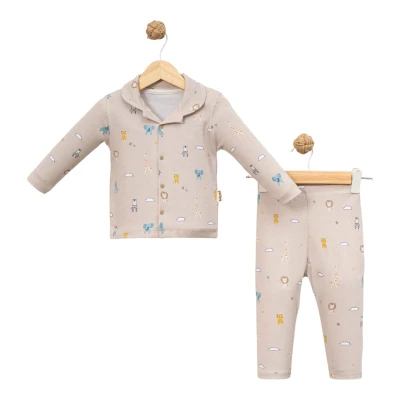 Küçük Hayvanlar Askıda Lüks Pijama Tkm 6 Ay - 12 Ay