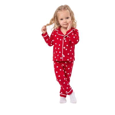 Küçük Kapli Uzun Kollu Pijama Takım