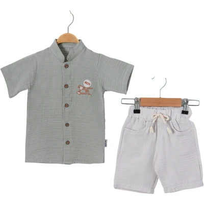Cup Print Muslin Set