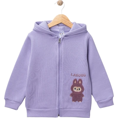 Labubu three-thread girls cardigan