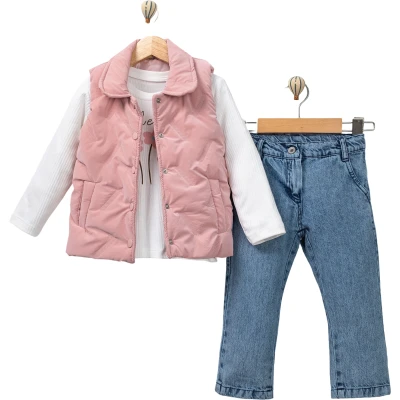 Leo Vest Girls' Set