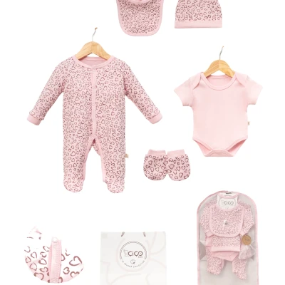 Leopard Print 5-Piece Gift Set
