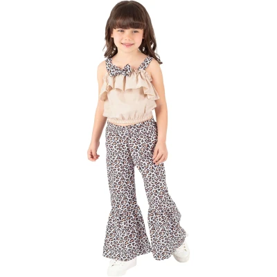 Leopar Pantolonlu Takım