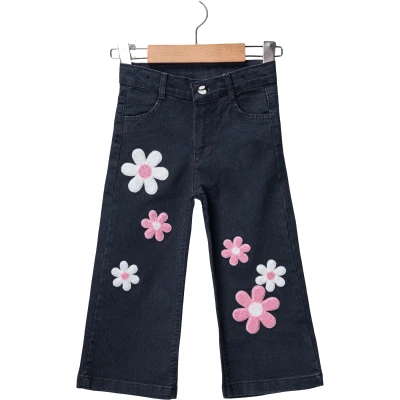 Lycra Smoke-Grey Denim Trousers