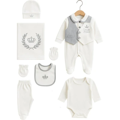 Little Prince embroidered 7 piece set