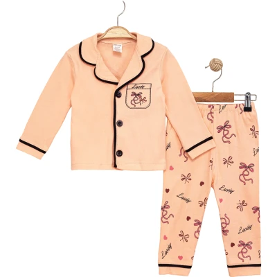 Love Fiyonklu Uzun Kollu Pijama Takım