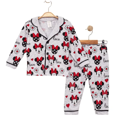 Love Miky Kız Uzun Kollu Pijama Takım