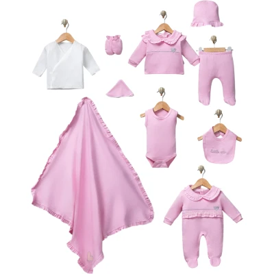 Love Embroidered 10-Piece Set
