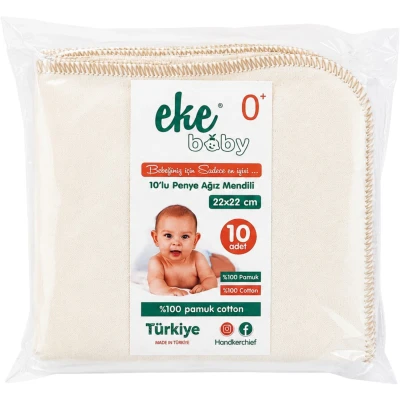 Lüx Organic Uni 10 Lu Mendil 22x22
