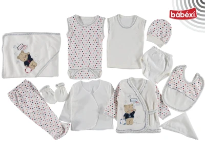 luxury combed cotton Ç.ayı 11 Li bodysuit set