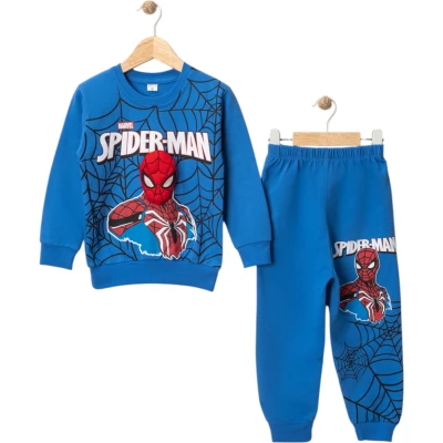 Marvel Spiderman Baskılı Mobilli Takım - Erkek
