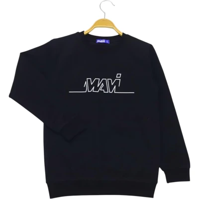 Blue Injection-Print Crew Neck Sweatshirt (Boys)