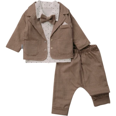 Pocket Square Jacket 3-Piece Set