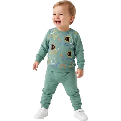 Mevsimlik Erkek Bebe Takımı (düğmeli)
