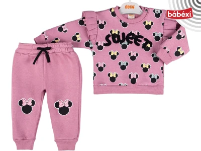 Mikü Baskılı Sweet Nakışlı 3 İp Takım