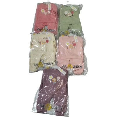 Sun Detail Baby Girl Set