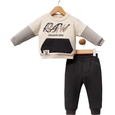 Moes Raw Denim Set with Pocket