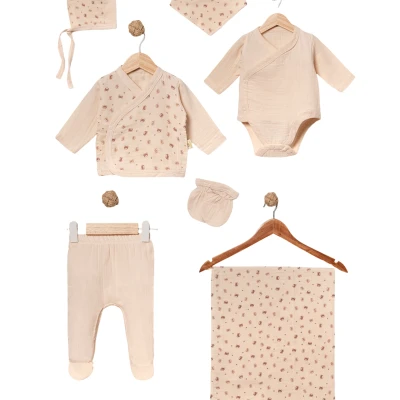 Muslin 7-Piece Little Bear Newborn Set