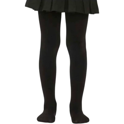 Black Microfibre 50 Den Tights 5Y-6Y