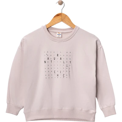 Natural Taşlı Sweat