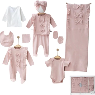 Naturel Fiyonklu Tulumlu 10'lu Set