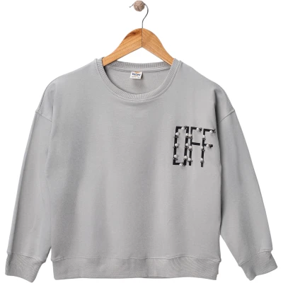 Off Baskılı İncili Sweat