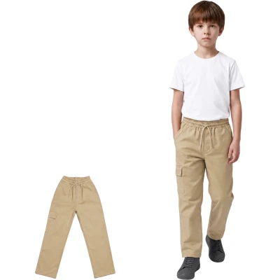 Okul Gabardin Kargo Pantolon 11 Yaş - 15 Yaş