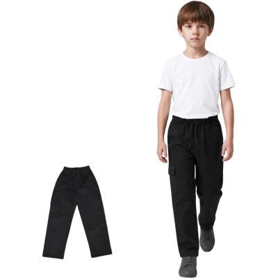 Okul Gabardin Kargo Pantolon 6 Yaş - 10 Yaş