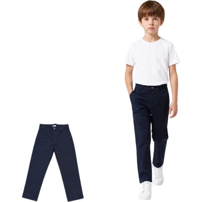 Okul Gabardin Kemerli Pantolon