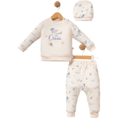 Ocean Theme Baby Boy Two-Piece Set