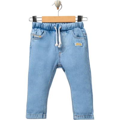 Oranj Nakışlı Kot Pantolon