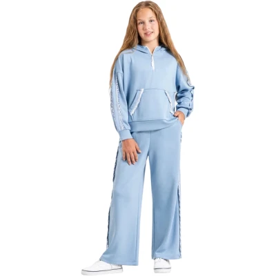Knit Ribbon-Trimmed Set