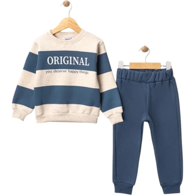 Original Baslılı 3 İp Boys Set