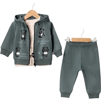 Panda Print 3-Piece Set