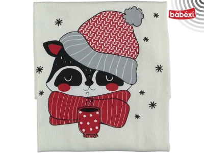 Panda Baskılı Triko Battaniye