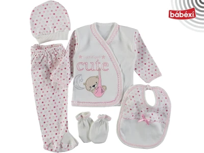 Penye Cute Beşli Zıbın Seti