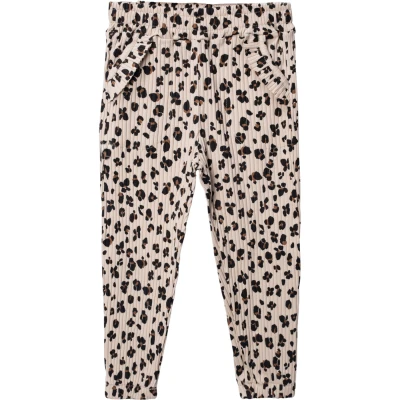 Ribbed Patterned Girls' Trousers