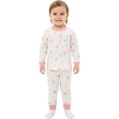 Perili Balerin Bisiklet Yaka Pijama Takımı