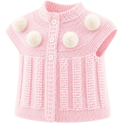 Pom-Pom Knit Vest
