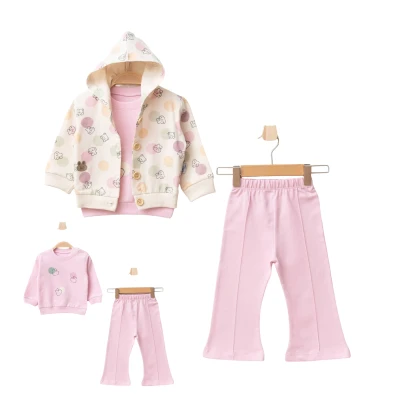В горошек мишки 3-предметов комплект