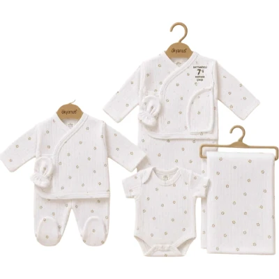 Polka Dot Floral with Blanket 7 -Piece Set