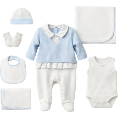 Polka Dot 7'li Layette Set