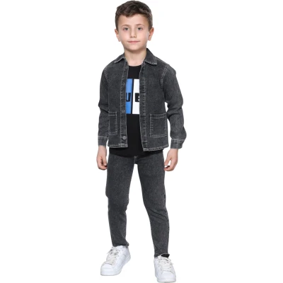 Puffer Plain Pocketed 3-Piece Set Black Rock