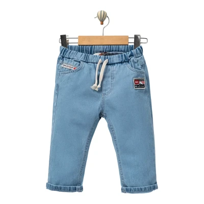 Racing Nakışlı Kot Pantolon