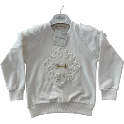 Raglan Kol Tül Gofralı