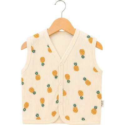 Raporlu Ananas Desen Bebe Yelek 6 Ay - 2 Yaş