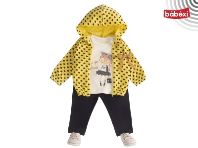 Serene with Cardigan 3-piece baby set